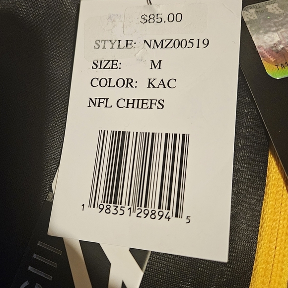 Kansas City Chiefs Womens New Womens Black Full Zip Jacket - Picture 9 of 9